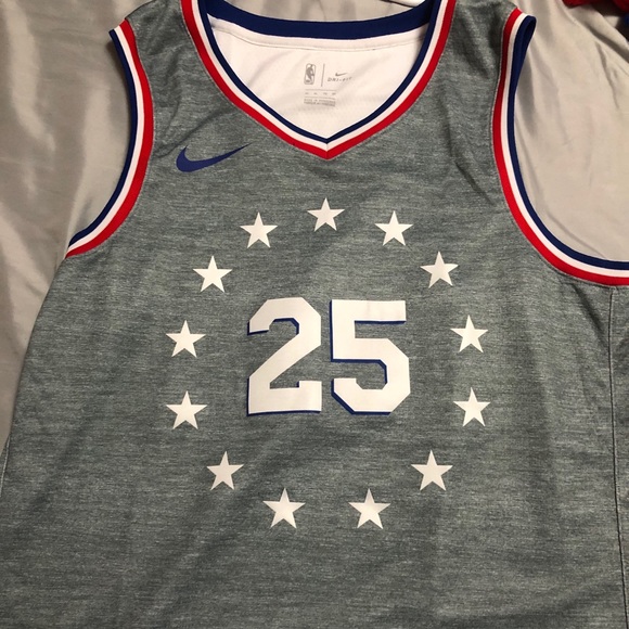 76ers gray jersey